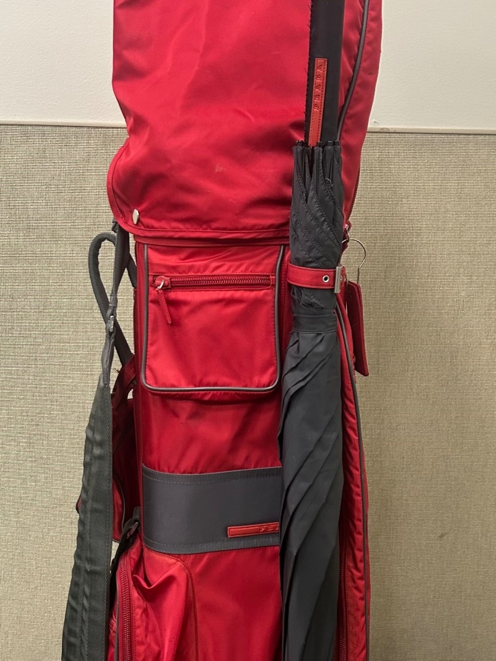 Rare Prada Linea Rossa Golf Bag